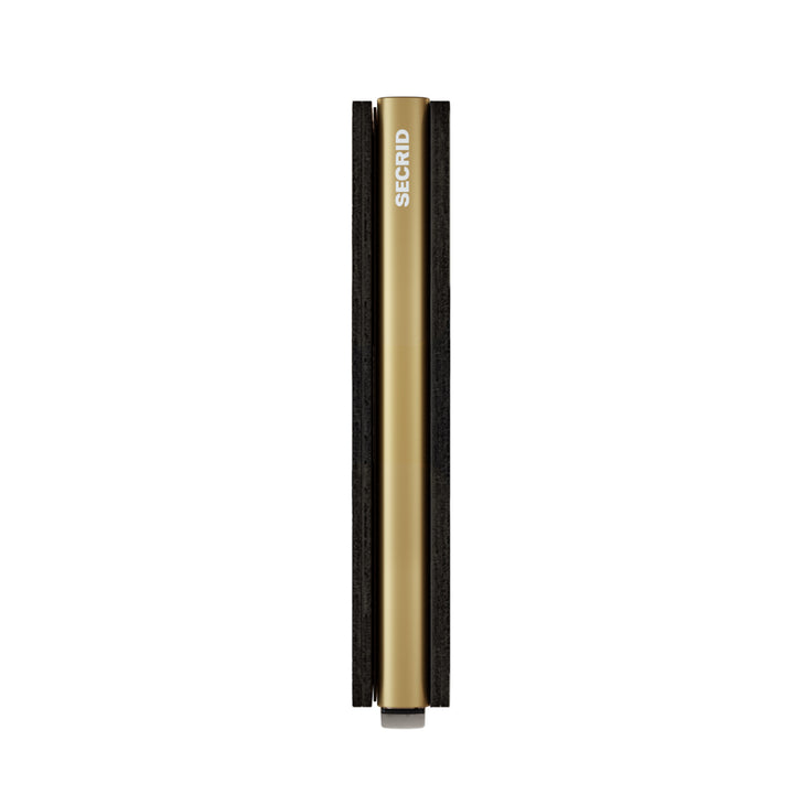 SECRID Slimwallet Crisple Black-Gold Leather RFID SC5564