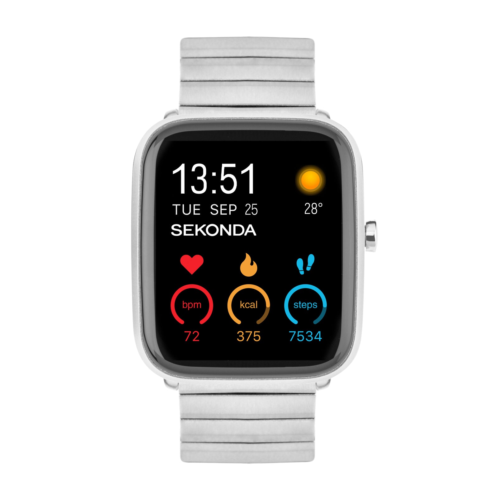 Sekonda Smart Motion+ LCD Silver Watch - SK30221 - B & S Lyncris Jewellers