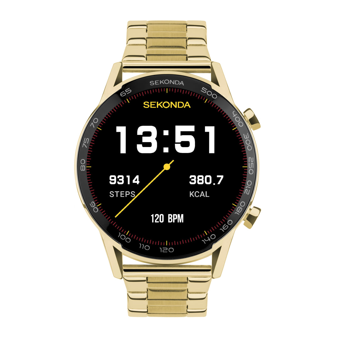 Sekonda Smart Active+ LCD Gold Watch - SK30227