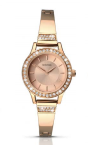 Sekonda Rose Gold Watch With Diamante Bezel SK2203 - Lyncris Jewellers