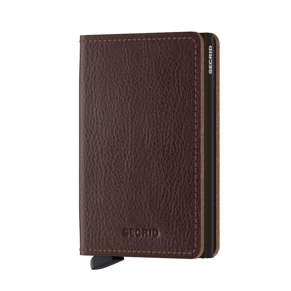 SECRID Slimwallet Veg Tanned Espresso Brown Leather SC8138 - B & S Lyncris Jewellers