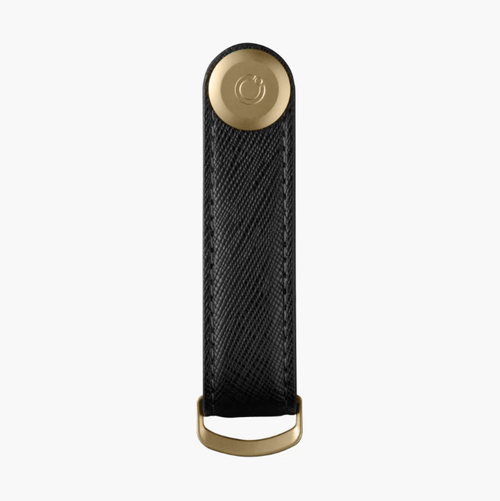 ORBITKEY Key Organiser Saffiano Liquorice Black - B &amp; S Lyncris Jewellers