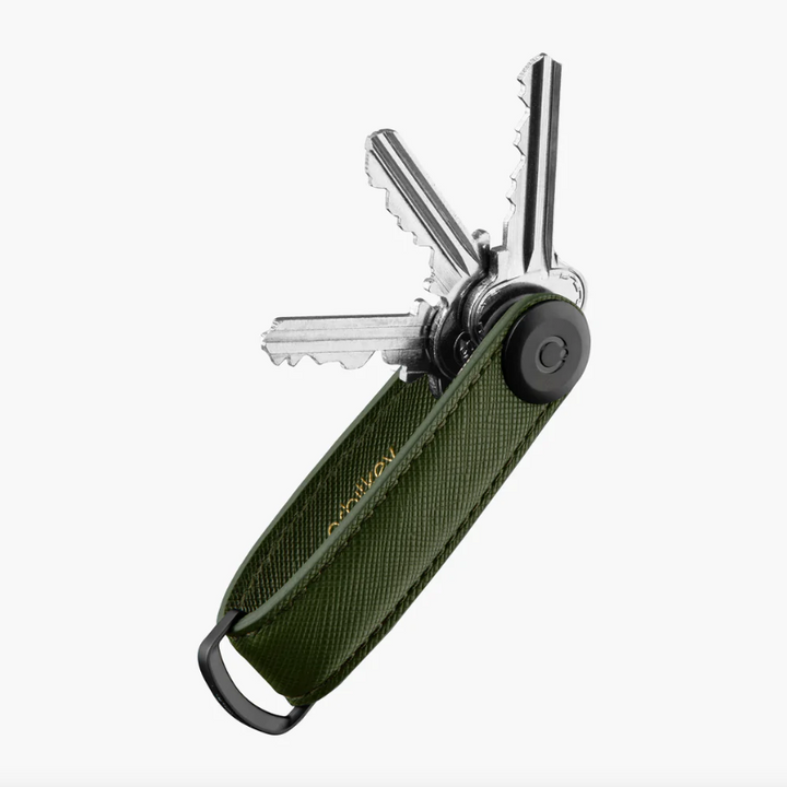 ORBITKEY Key Organiser Saffiano Olive