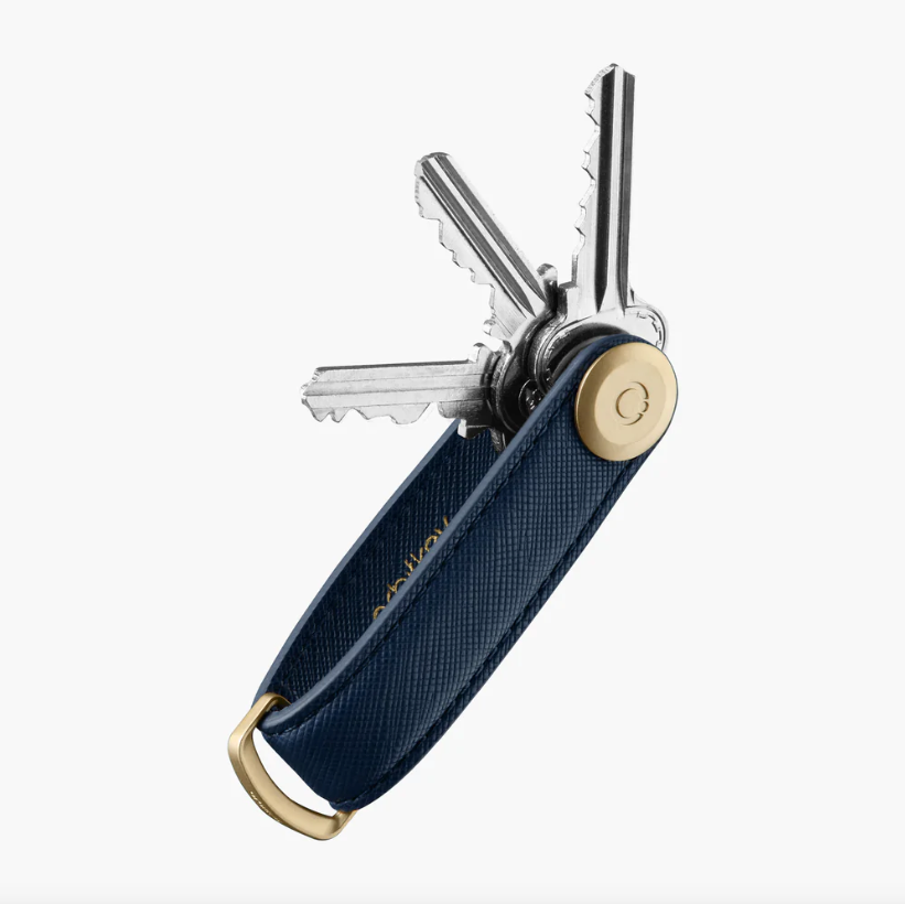 ORBITKEY Key Organiser Saffiano Oxford Navy