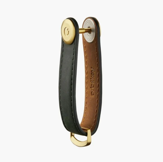 ORBITKEY Key Organiser Crazy Horse Forest Green