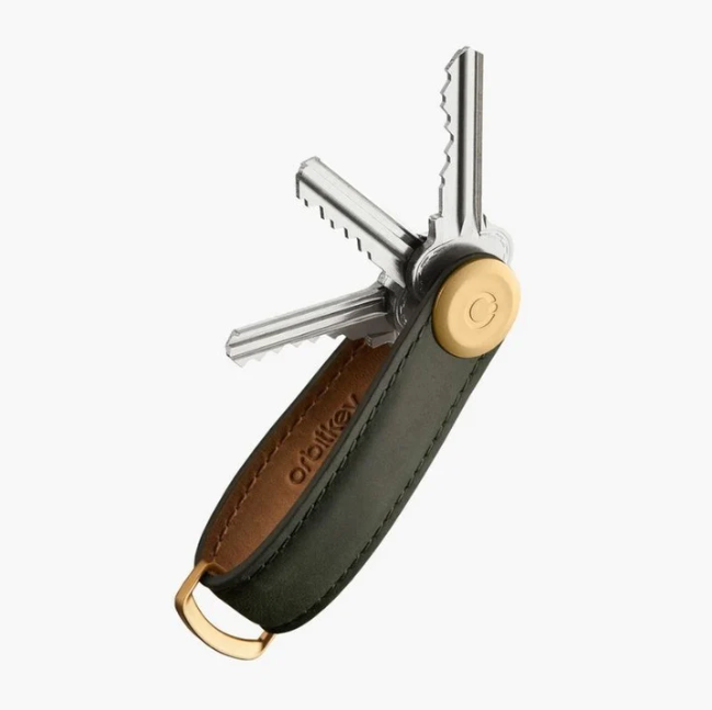 ORBITKEY Key Organiser Crazy Horse Forest Green