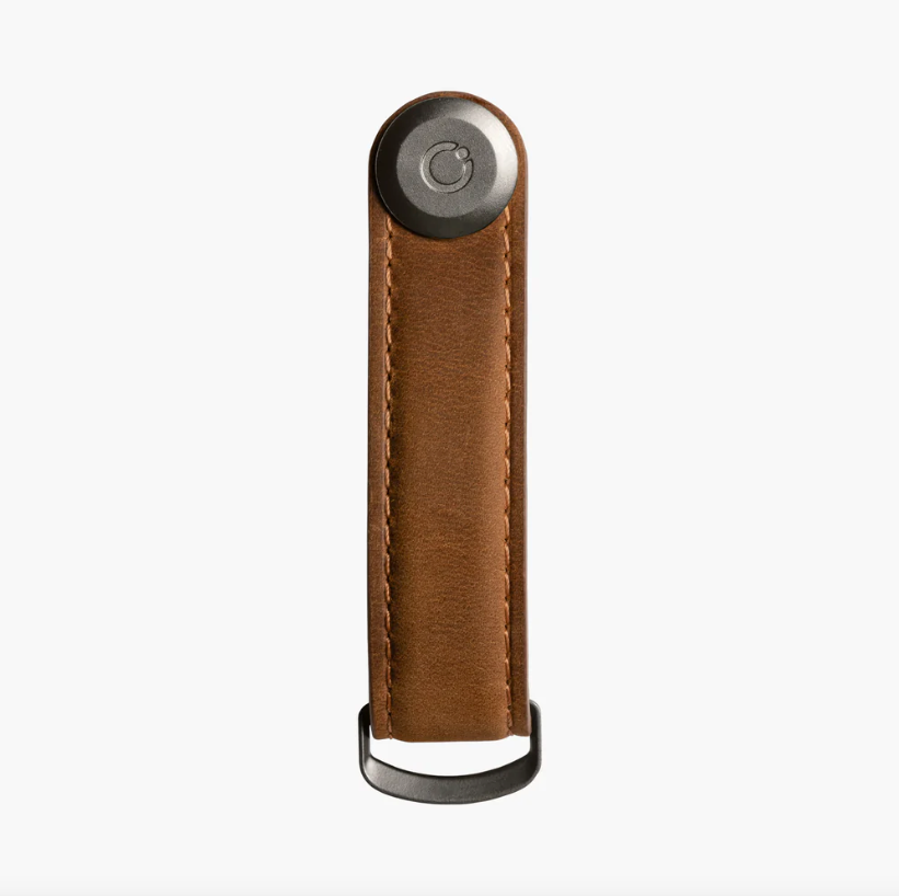 ORBITKEY Key Organiser Crazy Horse Chestnut Brown