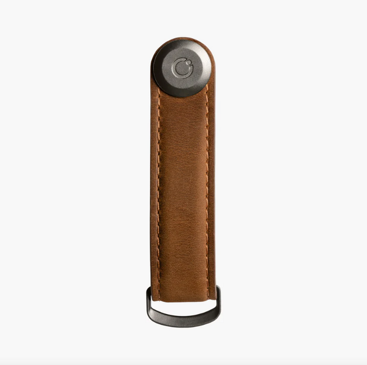 ORBITKEY Key Organiser Crazy Horse Chestnut Brown