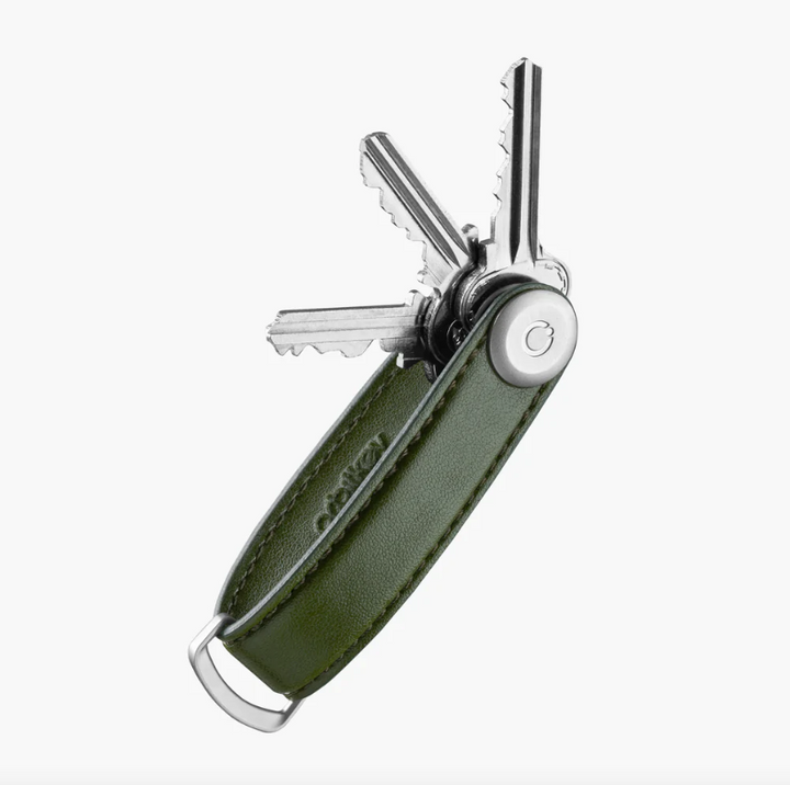 ORBITKEY Key Organiser Cactus Leather Cactus Green
