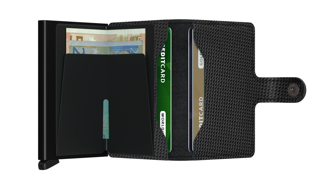 SECRID Miniwallet Carbon Black RFID Wallet SC9357