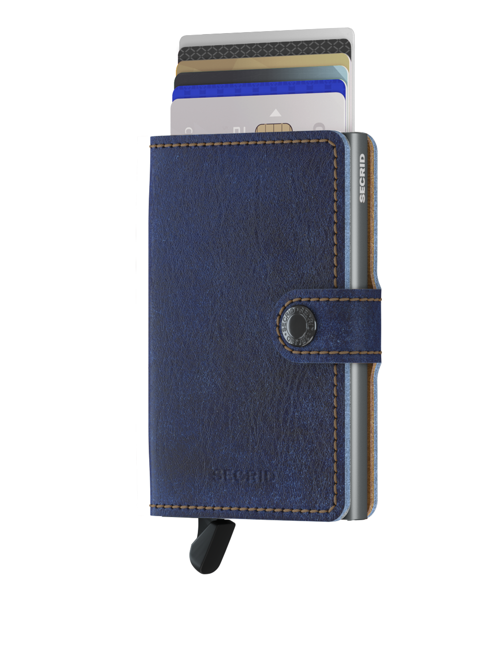 SECRID Miniwallet Indigo 5 Titanium Leather RFID SC8091 - B & S Lyncris Jewellers