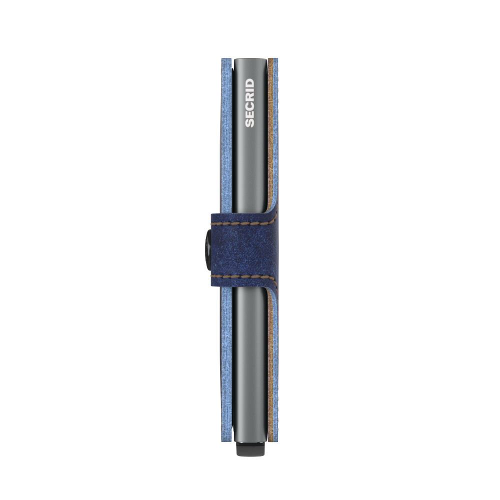 SECRID Miniwallet Indigo 5 Titanium Leather RFID SC8091