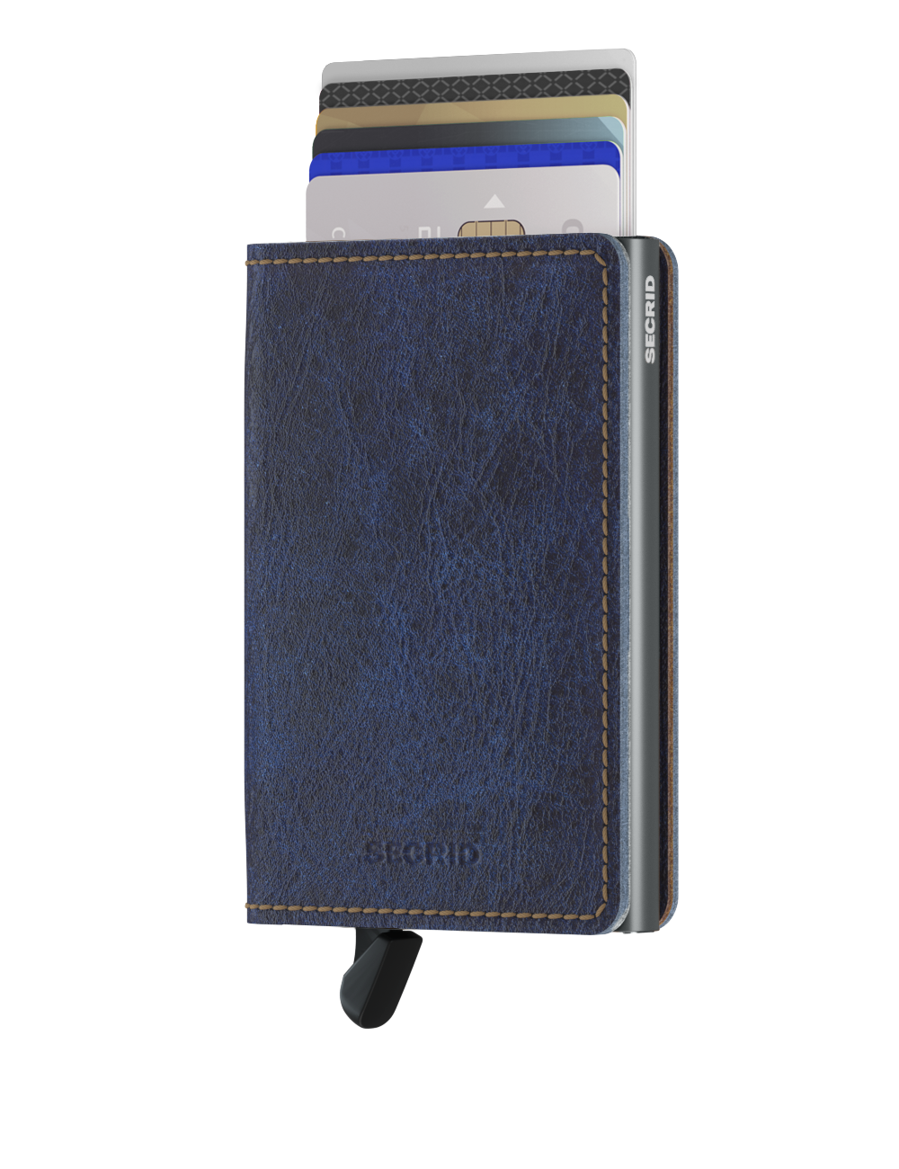 SECRID Slimwallet Leather Indigo 5 Titanium SC8107 - B & S Lyncris Jewellers