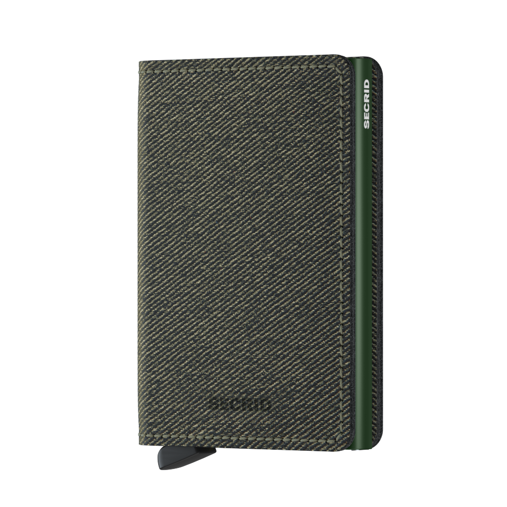 Slimwallet Twist Green RFID Wallet SC8572