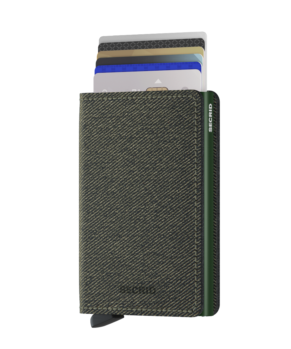 Slimwallet Twist Green RFID Wallet SC8572