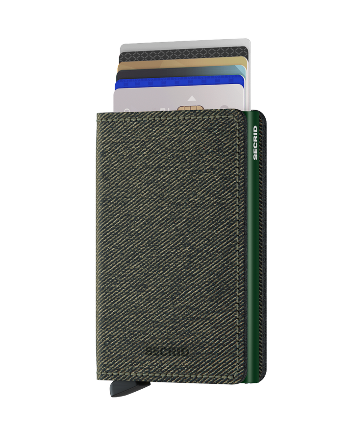 Slimwallet Twist Green RFID Wallet SC8572