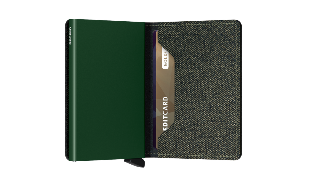 Slimwallet Twist Green RFID Wallet SC8572
