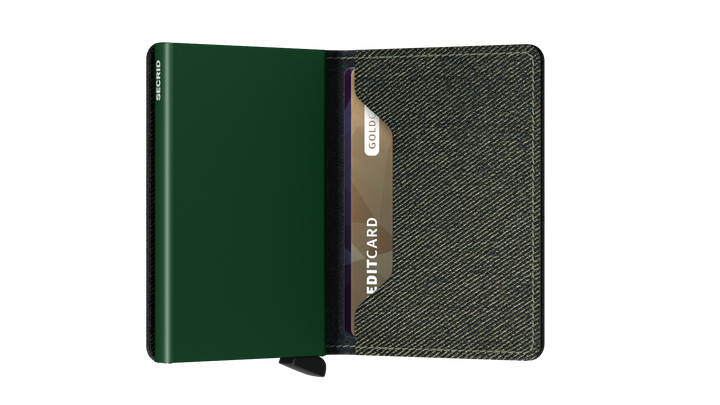 Slimwallet Twist Green RFID Wallet SC8572