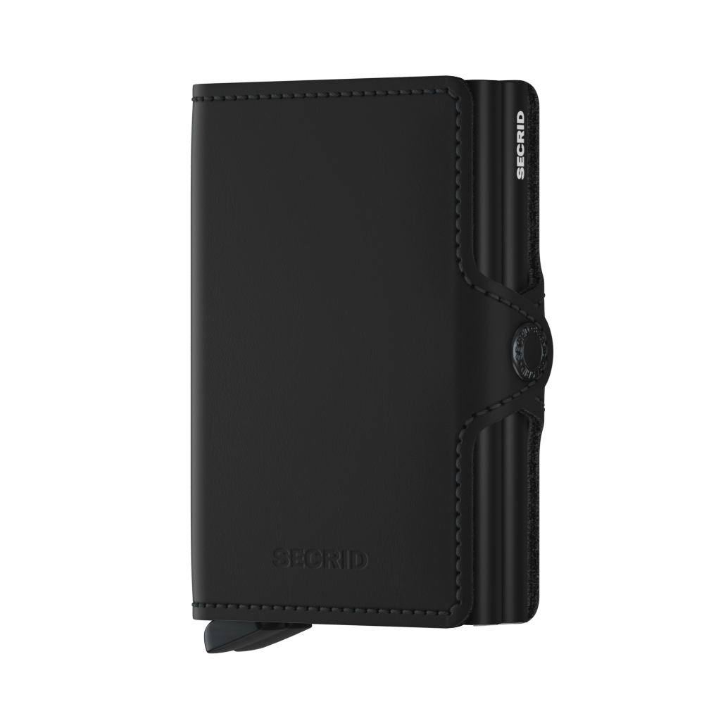 SECRID Twinwallet Matte Black Leather SC7285 - B & S Lyncris Jewellers