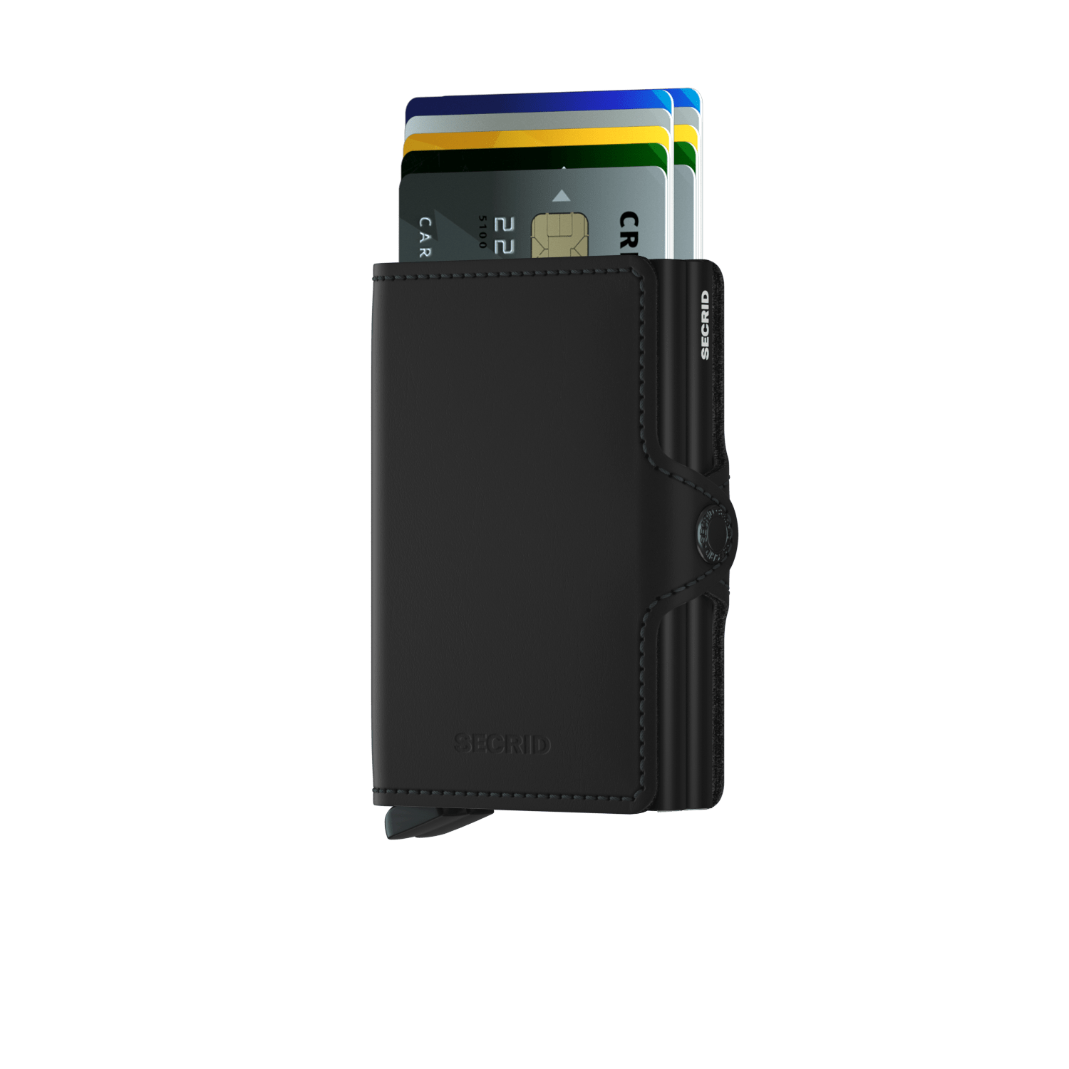 SECRID Twinwallet Matte Black Leather SC7285 - B & S Lyncris Jewellers