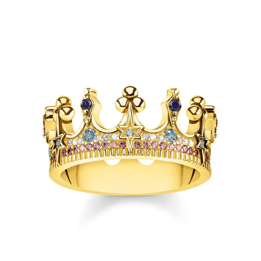 Thomas Sabo Ring "Crown Gold"