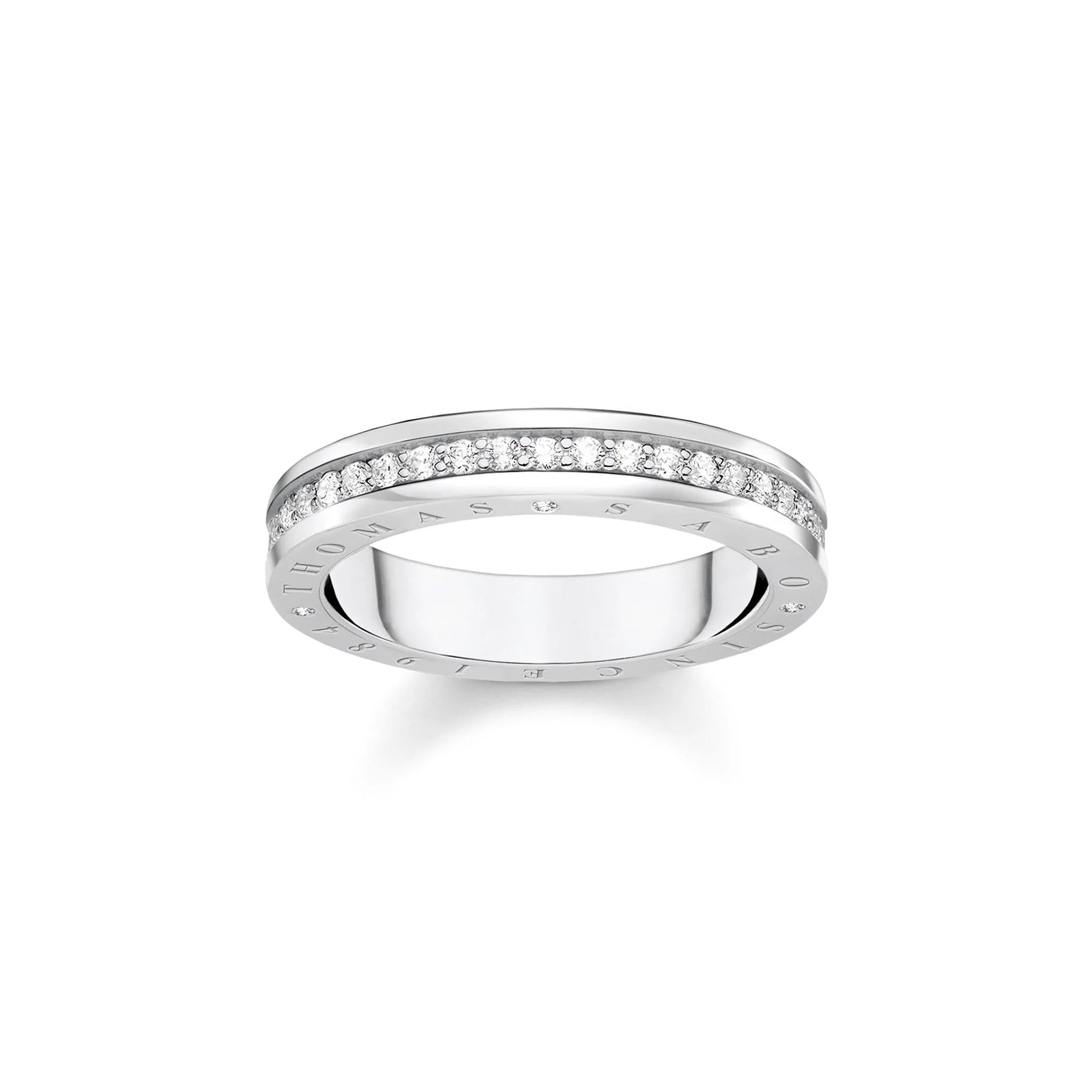 THOMAS SABO Sparkling Circles Silver Ring - B & S Lyncris Jewellers