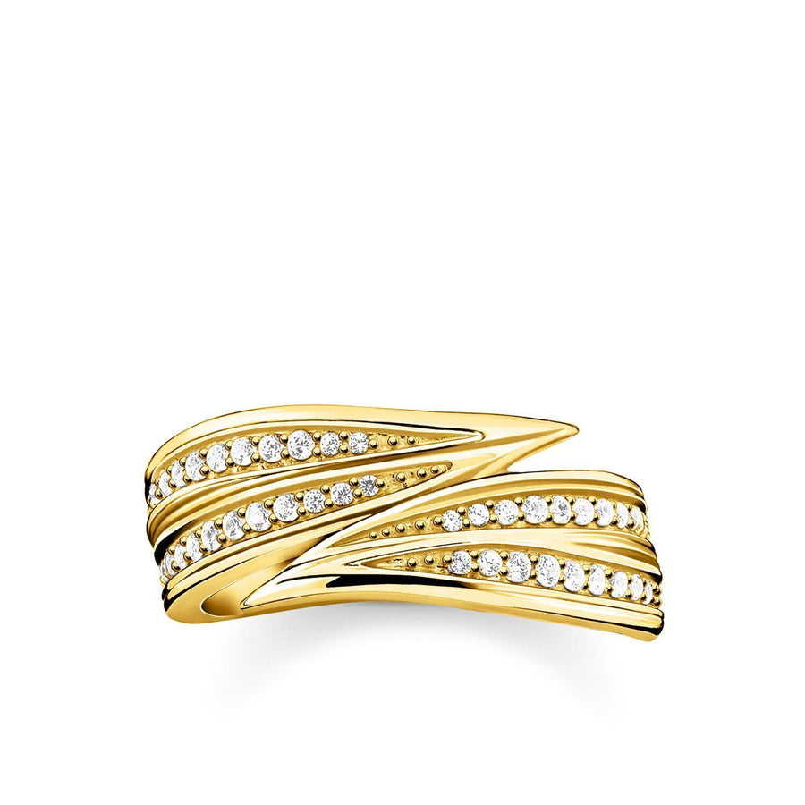 Thomas Sabo Ring Leaves Gold