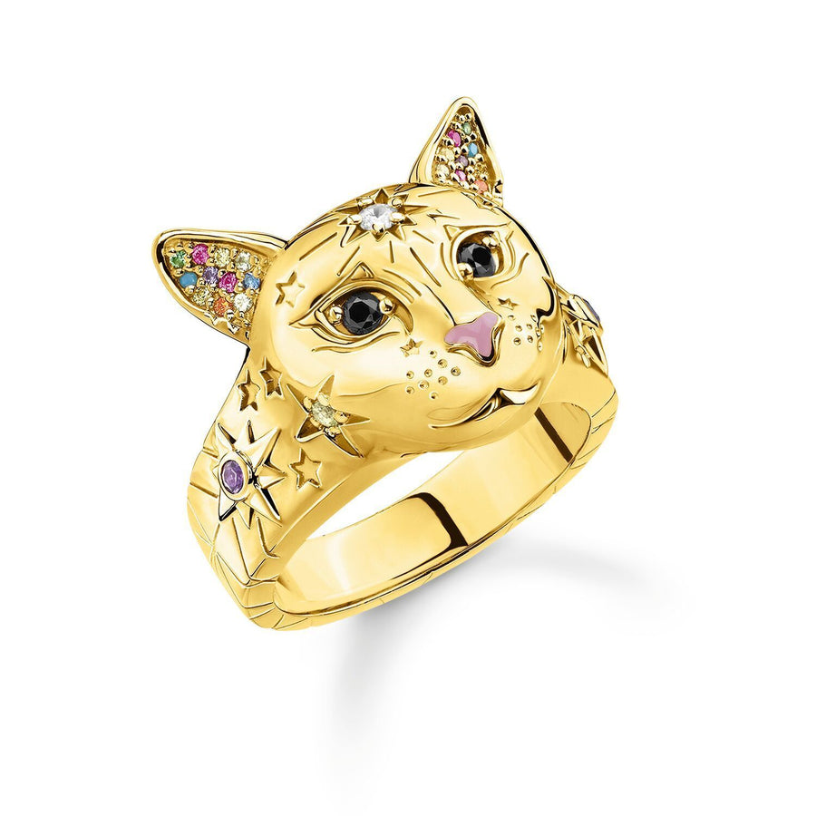 Thomas Sabo Ring Cat Gold