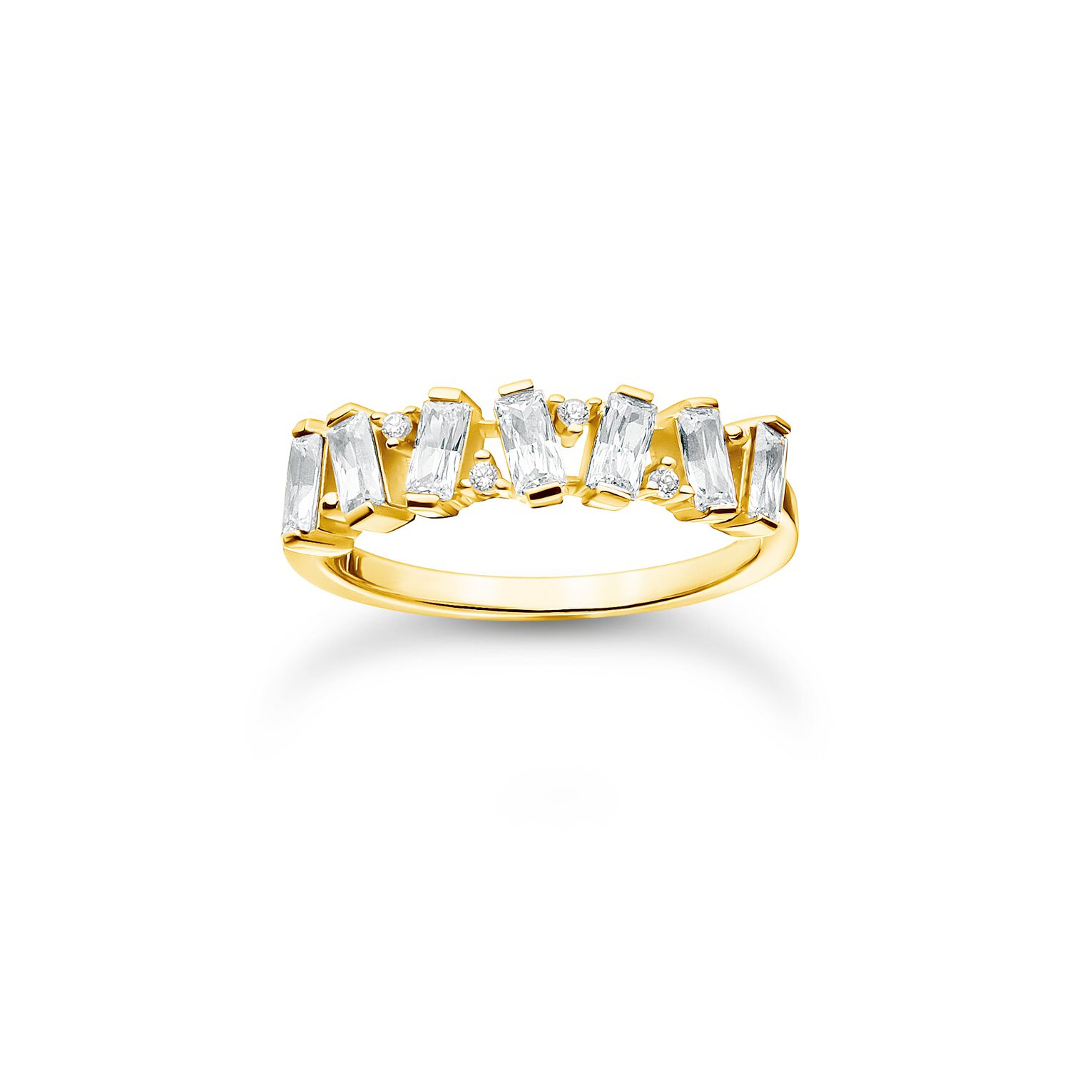 Thomas Sabo Ring Stones Gold | The Jewellery Boutique