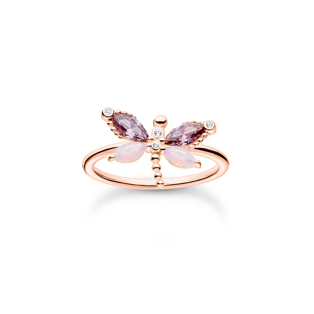 Thomas Sabo Ring Dragonfly Rose Gold | The Jewellery Boutique