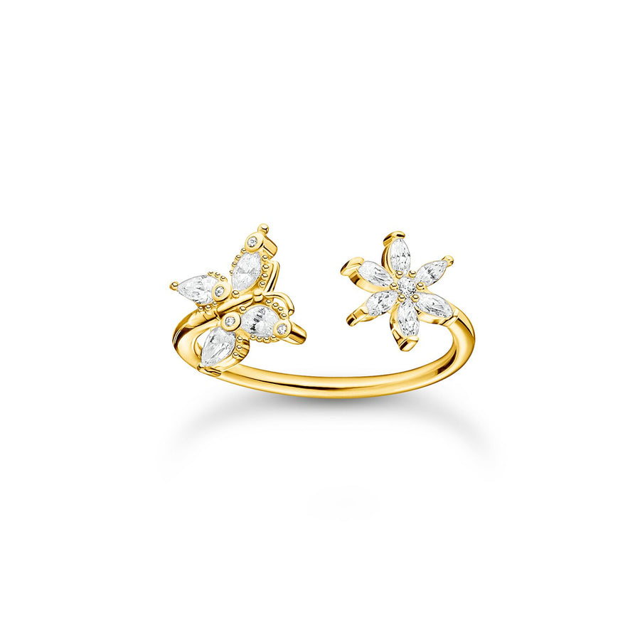 Thomas Sabo Ring Butterfly Gold | The Jewellery Boutique