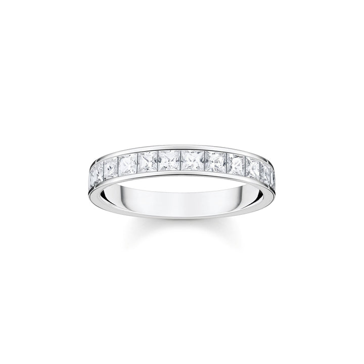 Thomas Sabo Ring white stones pavÃƒÂ© silver