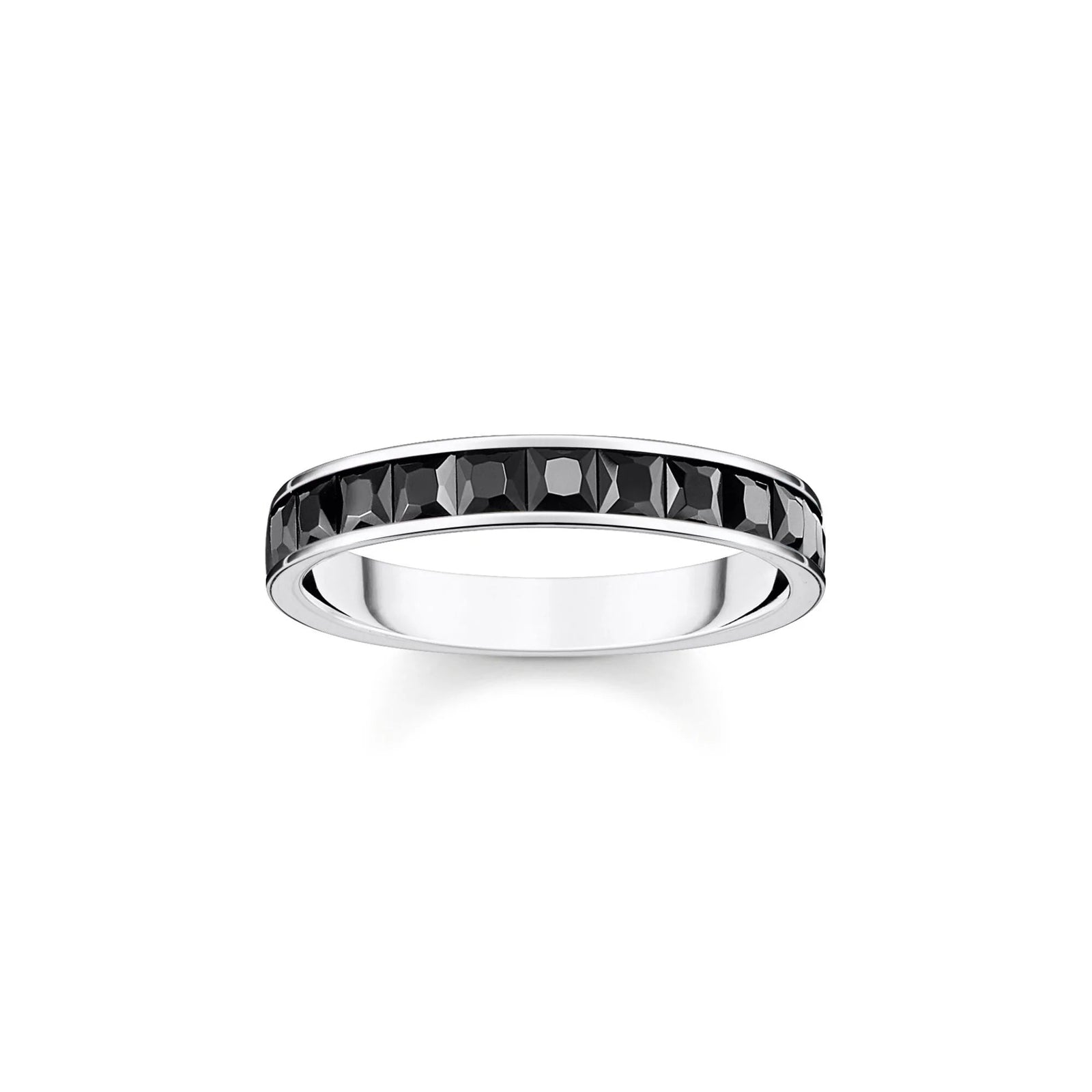 THOMAS SABO Heritage Black Stones Band Ring - B & S Lyncris Jewellers