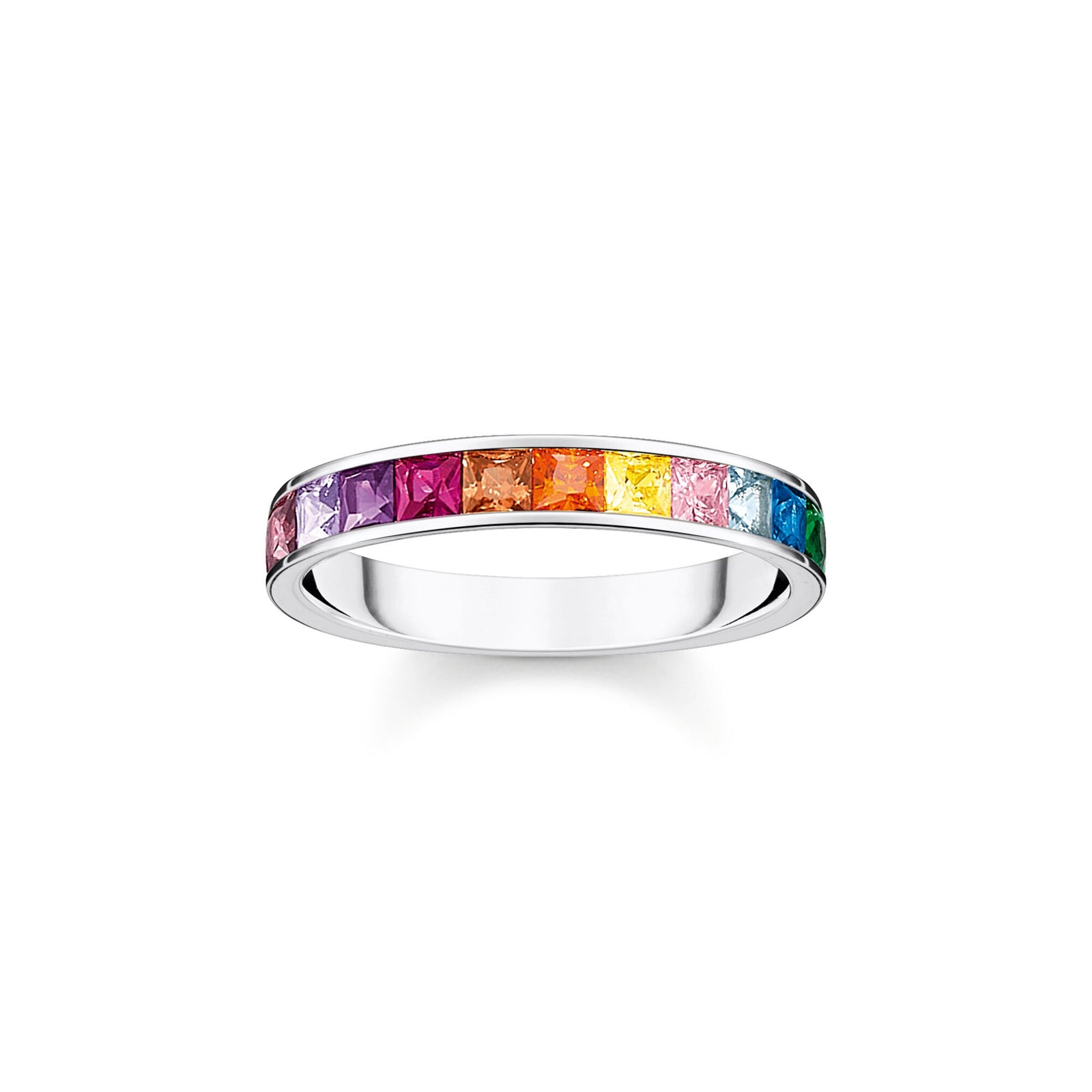 THOMAS SABO Ring colourful stones silver - B & S Lyncris Jewellers