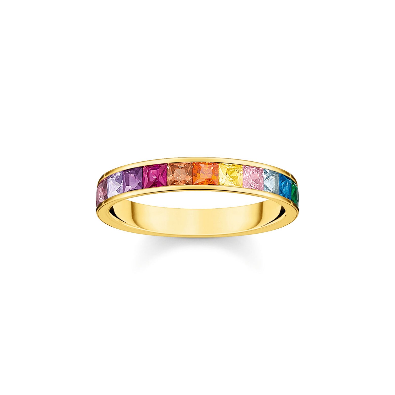 THOMAS SABO Ring colourful stones gold - B & S Lyncris Jewellers