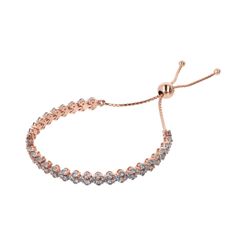 Bronzallure Altissima White Cubic Zirconia Tennis Bracelet 23.5cm - B & S Lyncris Jewellers