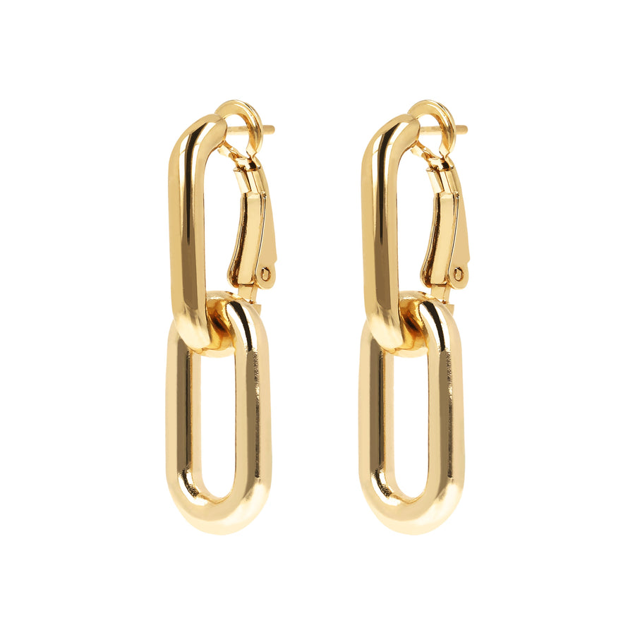 Bronzallure 2 in 1 Golden Earrings| The Jewellery Boutique