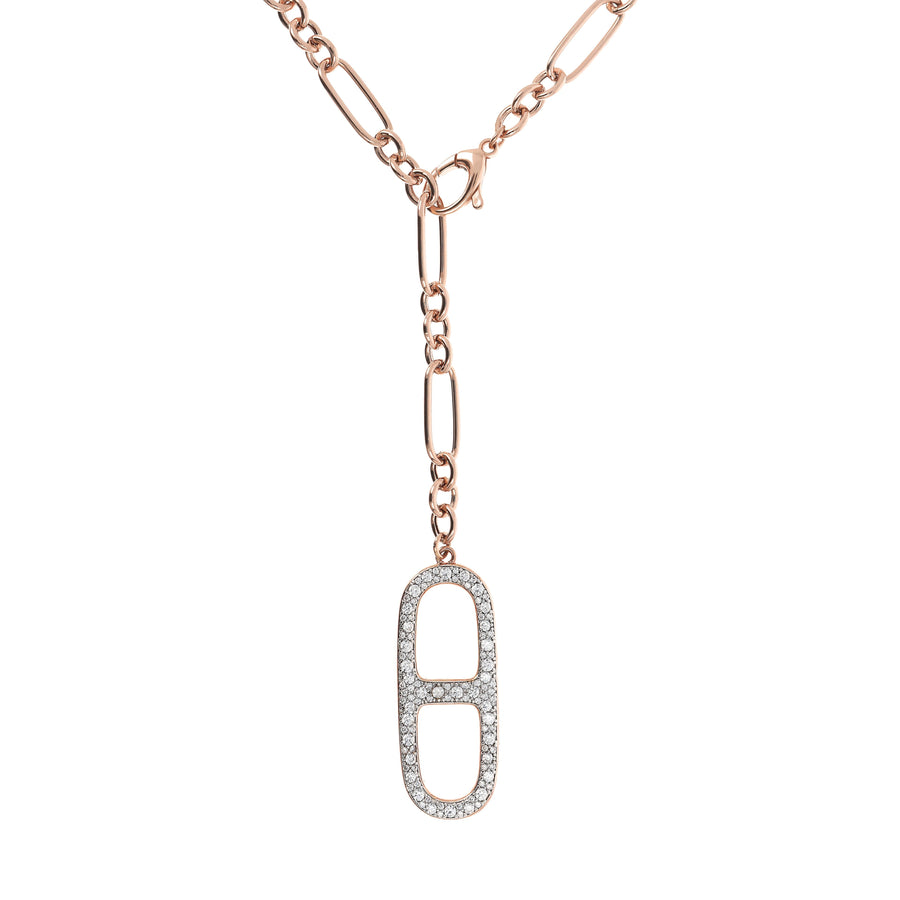 Bronzallure PavÃ© Marine Chain Element Pendant Y Necklace| The Jewellery Boutique