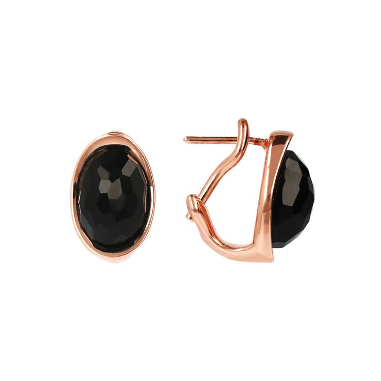 Bronzallure Felicia Black Onyx Earrings - B & S Lyncris Jewellers