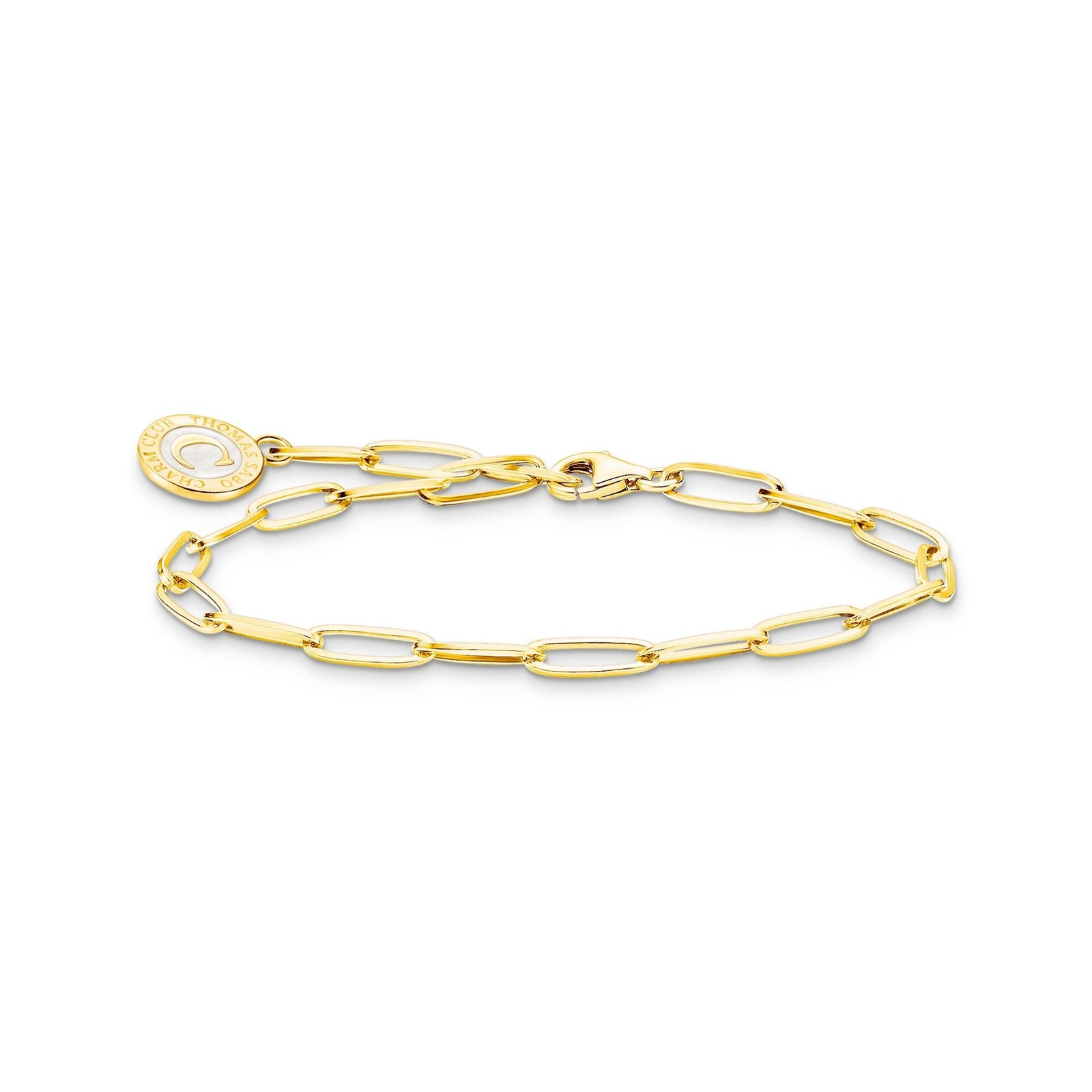 THOMAS SABO Charm Bracelet with Cold Enamel Gold Plated - B & S Lyncris Jewellers