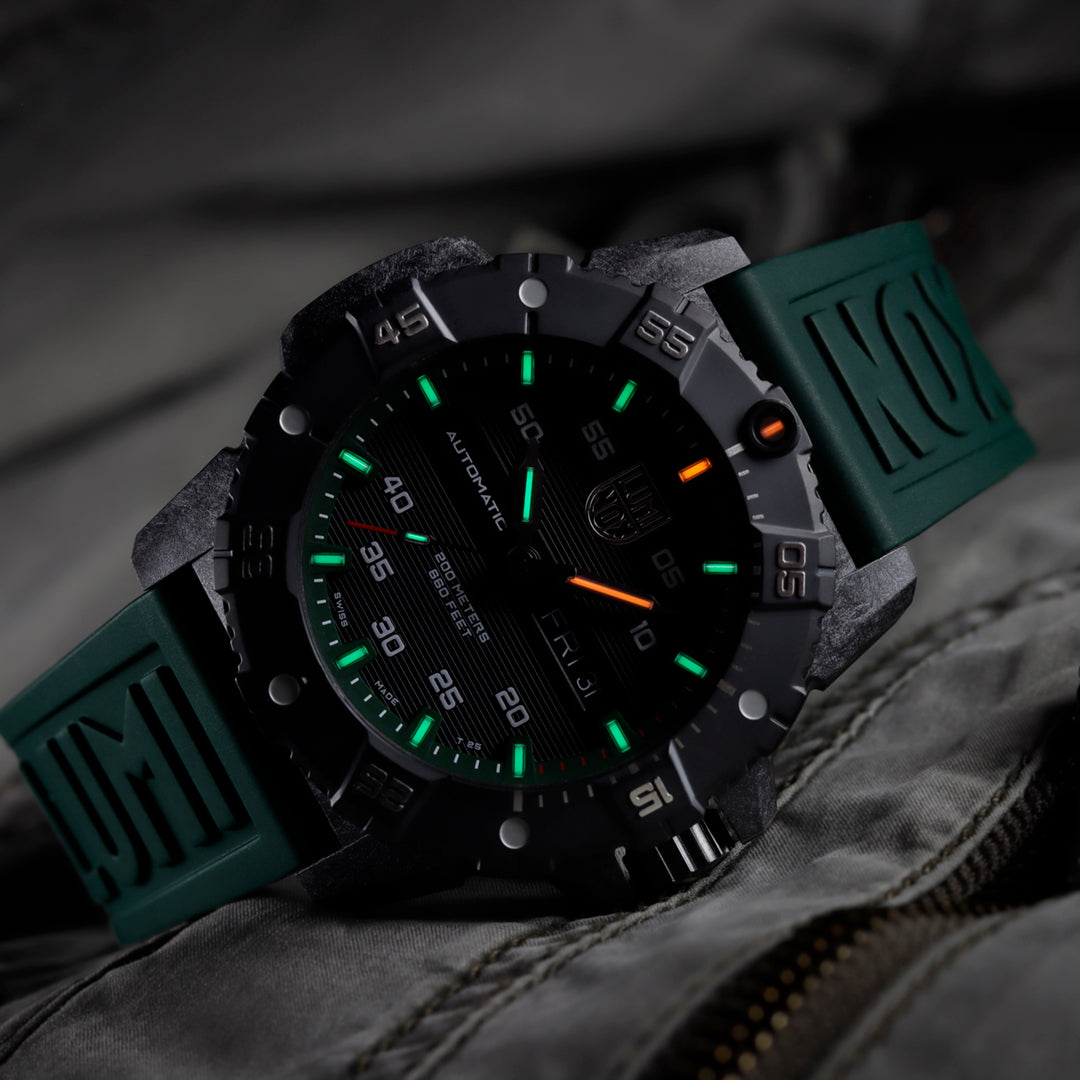 Luminox Master Carbon SEAL Automatic 45mm Military Dive Watch - 3877