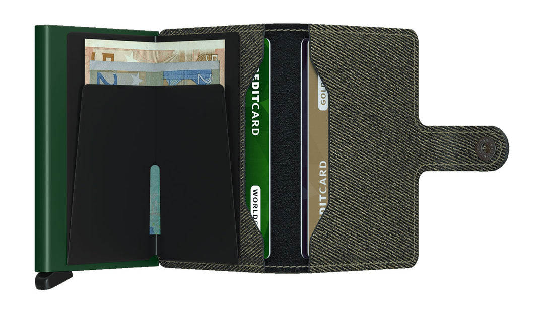 SECRID Miniwallet Twist Green Wallet RFID SC8565